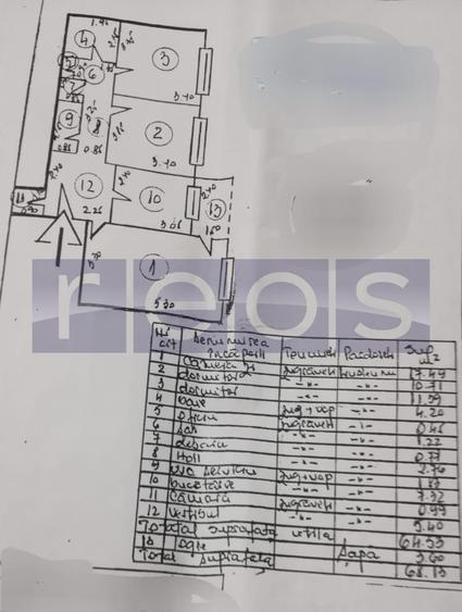 VANZARE 3 CAMERE DECOMANDAT -DRISTOR - 30