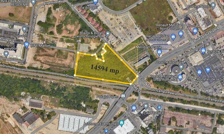 Aviatiei | Pipera Development Land | 14,594 sq m | PUD Underway