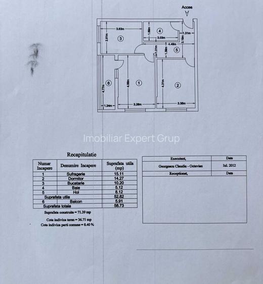 Apartament 2 Camere | Luică | Bloc 2012 | Etaj 1 | 59 mp - 22