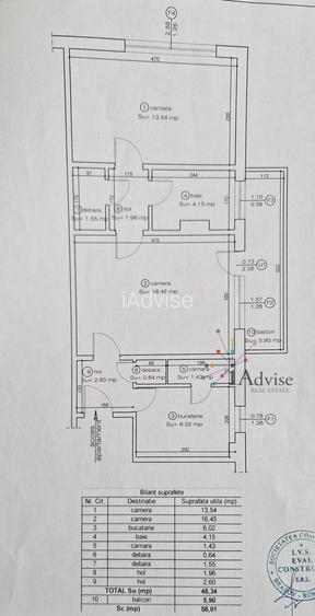 Apartament 2 camere cu vedere spre munte, zona Spitalului Judetean - 10