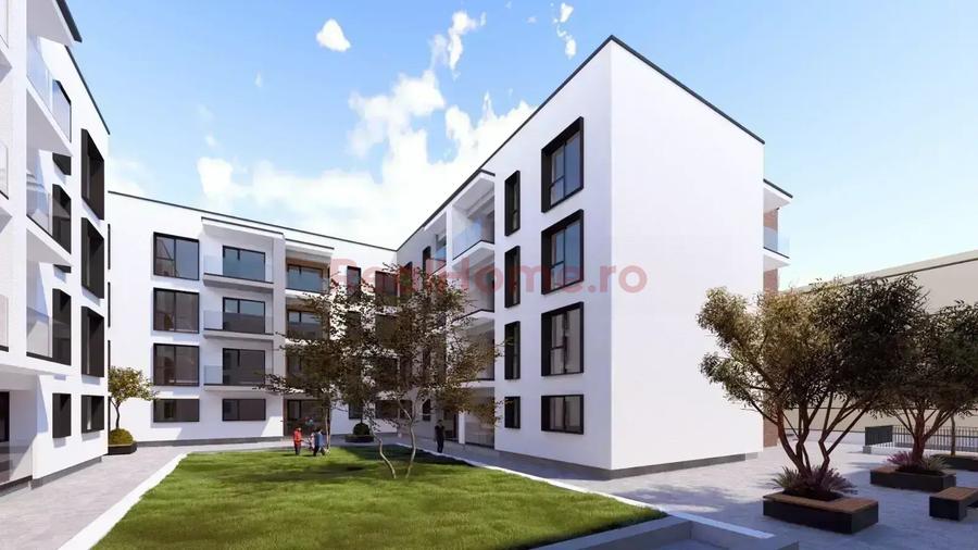 Apartament 4 camere cu curte, decomandat bloc nou Trapezului / 1 Decembrie