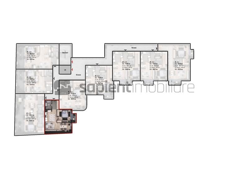 Apartament nou, modern cu 2 camere - Ultracentral -  Cuza Voda - 6
