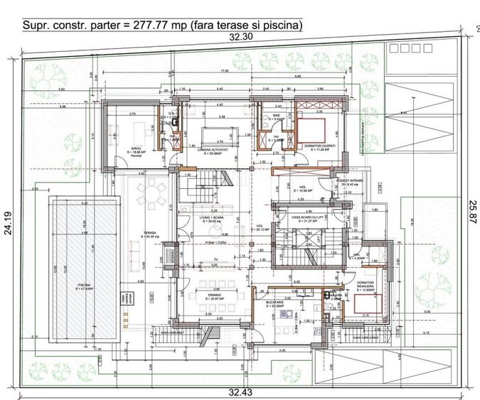 Baneasa, Iancu Nicolae, vanzare vila S+P+2E, teren 809 mp, 965 mp construiti,