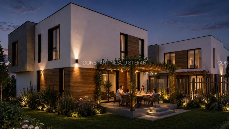 Vilă nouă 5 camere | Otopeni Centru | 150 mp utili | Teren 400 mp - 3
