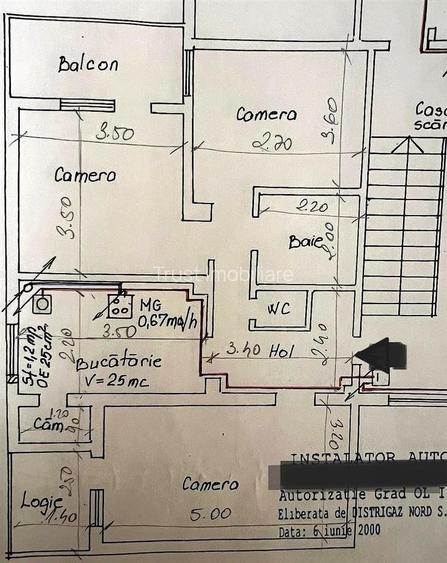 Ap 3 camere l etaj 1 l Ultracentral l Loc de parcare