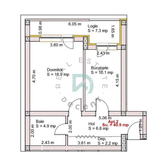 Garsoniera cu gradina proprie 48 mp - SELIMBAR - 3