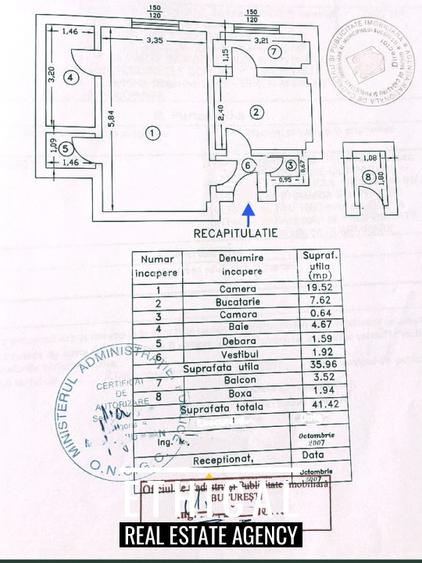 Floreasca - Ceaikovski | Studio 41 mp, mobilat, utilat, centrala si boxa. - 11