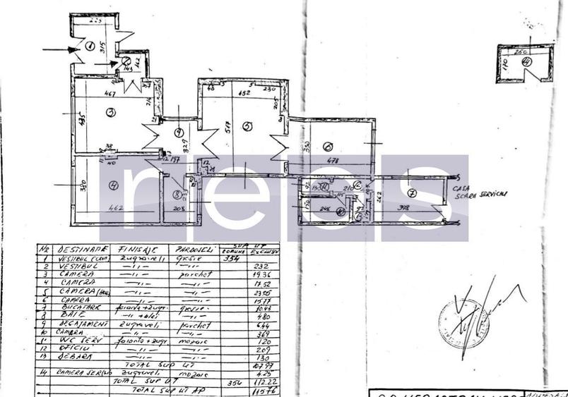 VANZARE APARTAMENT/SPATIU COMERCIAL 5 CAMERE 115MP PIATA ROMANA ULTRACENTRAL - 16