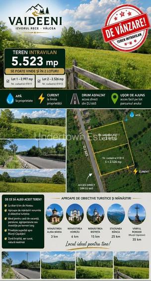 Oportunitate de Investiție | Teren cu Panoramă Montană | Vaideeni – Izvorul Rece - 7