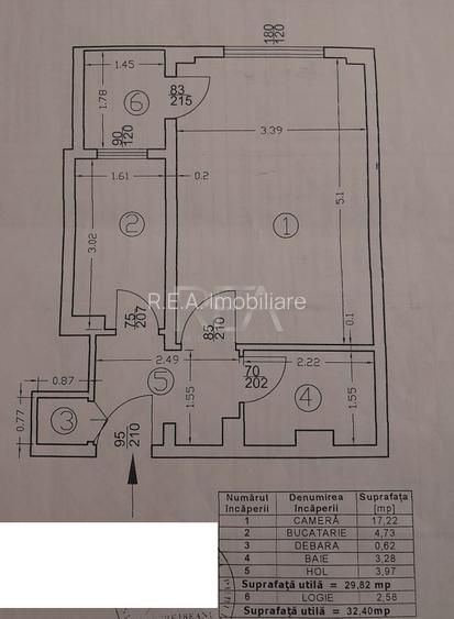 Garsonieră Colentina decomandată, et. 1, an 1992, 32 mp - 7