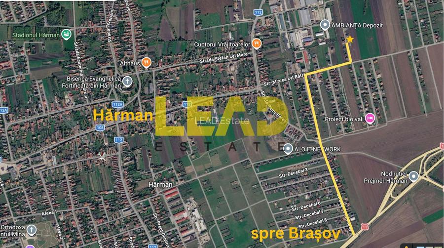 TEREN 508 MP, PUZ aprobat și utilități - HĂRMAN! COMISION 0% - 5
