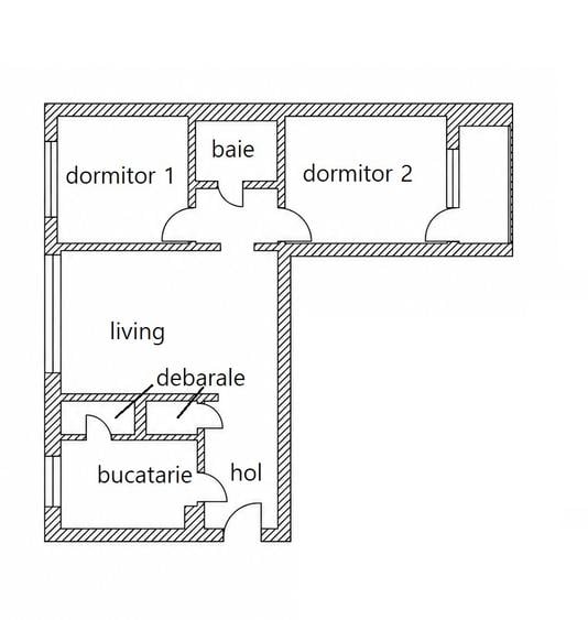 Apartament 3 camere langa Metrou 1 Decembrie. Negociabil