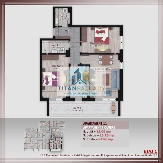 3Camere Imobil Stil Boutique,Parcare,Pallady-Nicolae Teclu,Metrou