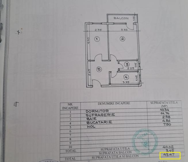 Apartament 2 camere NEPTUN