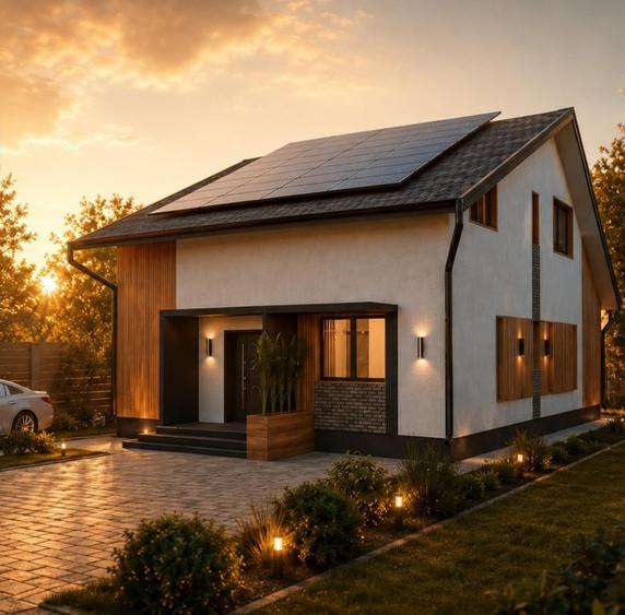 ROA Teghes – vilă 190 mp nZEB, 4 camere, P+M, la cheie
