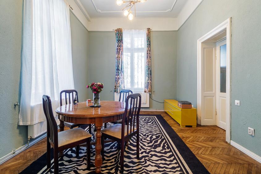 Apartament 3 camere, parter, 72 mp utili — zona Calea Victoriei