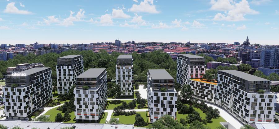 Alenia Botanic Park -Apartament 2 camere , etaj 1,ultracentral