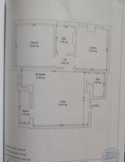 Apartament 3 camere, 2 băi și parcare subterană - Zona Soarelui - Comision 0%