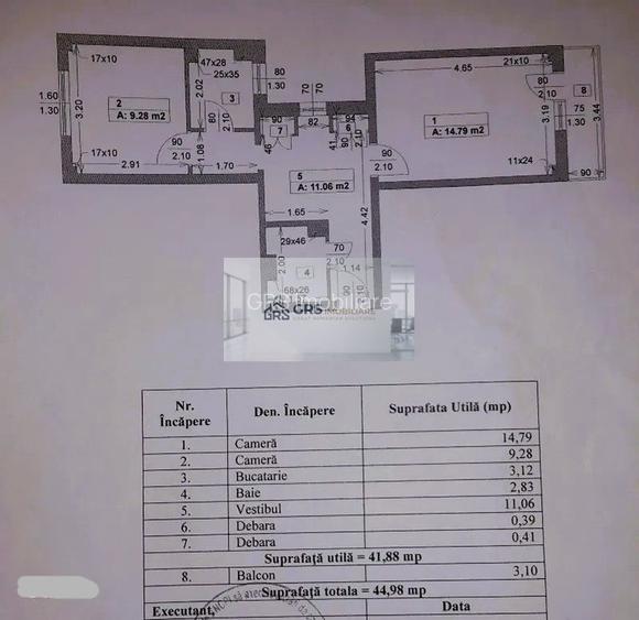 Apartamnet 2 camere 45mp, Zona Titan - 9