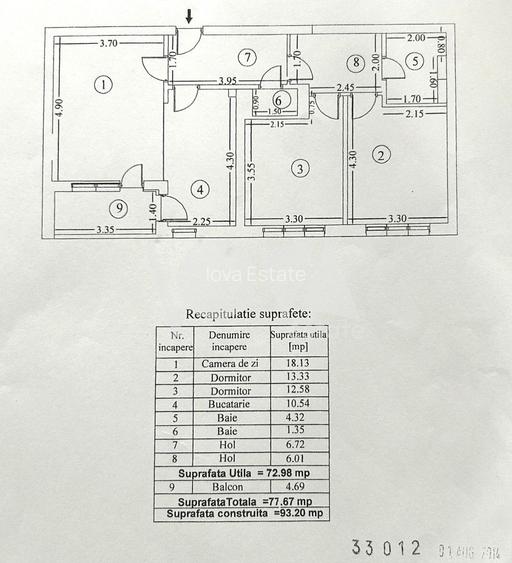 De vânzare: ap. 3 cam - clinica stomatologica - Regie - Grozăvești - 9
