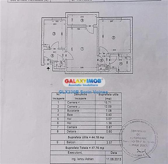 Apartament 2 camere Pajura Bucurestii Noi | 13 min. metrou Jiului