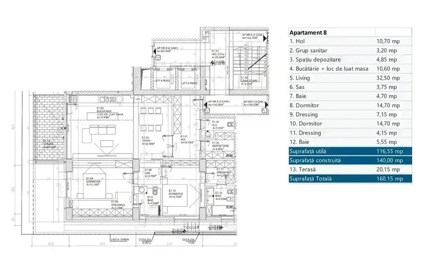 APARTAMENT LUX 3 CAMERE | 3 BAI | FLOREASCA