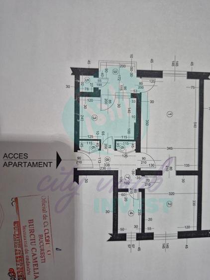 2 camere in BLOC RUSESC