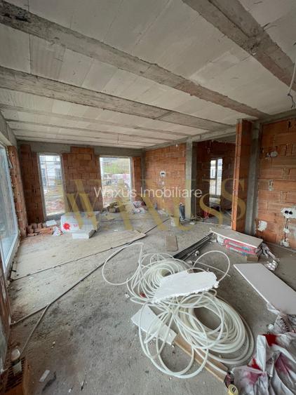 Duplex Semifinisat - 5 camere - 120mp - 375mp ST - Chinteni - 8