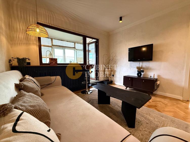 APARTAMENT 2 CAMERE - 53 MP - COMPLET RENOVAT - DESIGN WABI-SABI - ZONA CANTEMIR