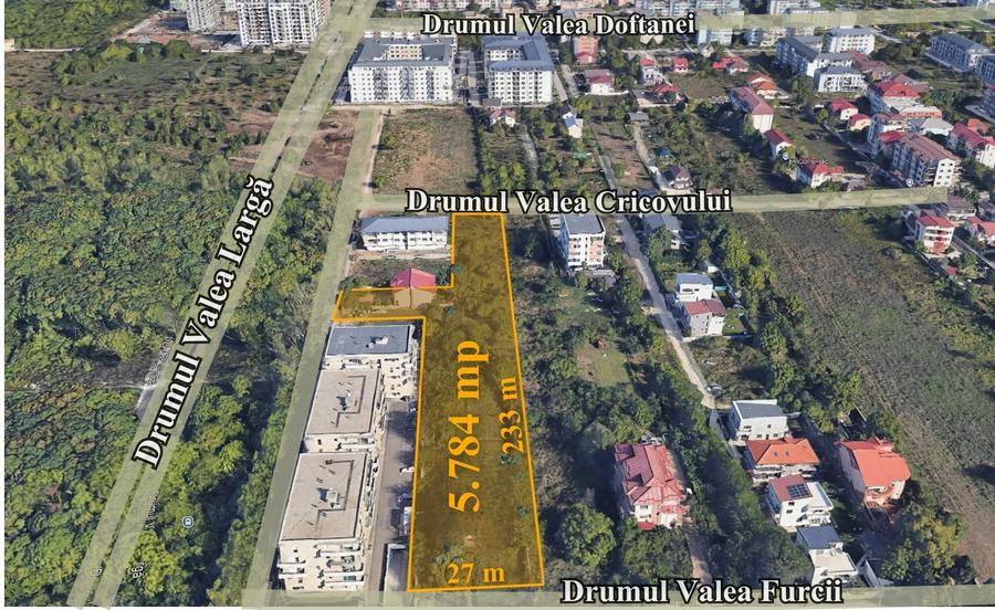 Oportunitate de dezvoltare – Teren Valea Largă, Sector 6, București