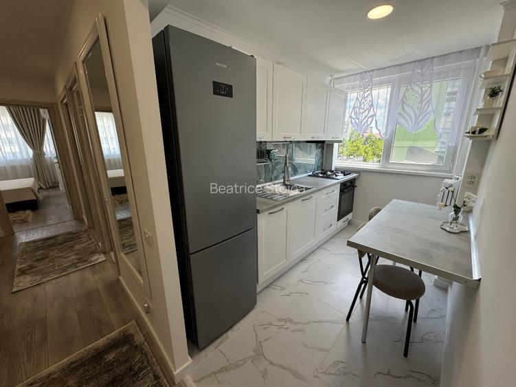 3 camere renovat integral, prima închiriere, metrou Tineretului, 2 balcoane - 4