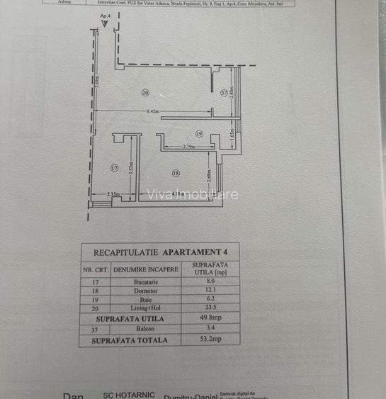 Str. Pepinierii - Ap 2 camere mobilat si utilat, etaj 1, 53 mp - 8