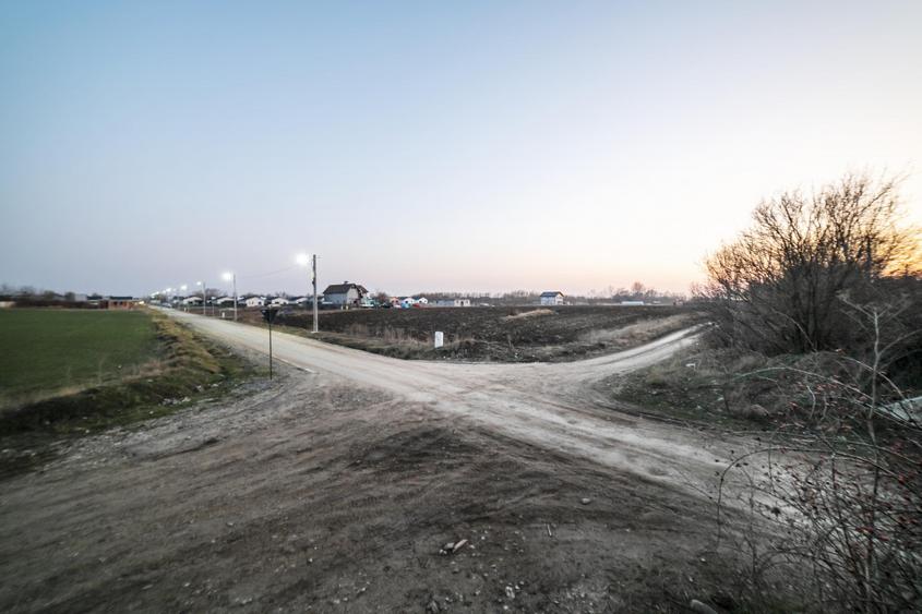 Teren 6000mp*Domnesti*Salciei-Haltei-Ciocarliei*Drum asfaltat cu utilitati