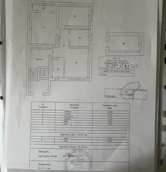 Apartament cu 3 camere decomandat etajul 1, loc de parcare si boxa - Valea Lupul