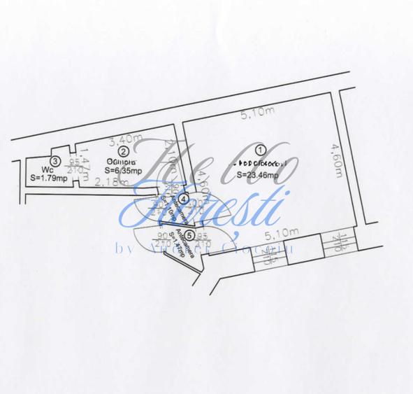 Inchiriere spatiu comercial pentru activitate medicala 34mp | Centru | Cluj