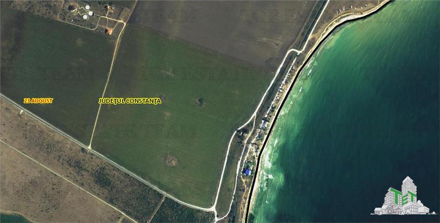 Teren intravilan constructii cu deschidere la mare in 23 August Constanta