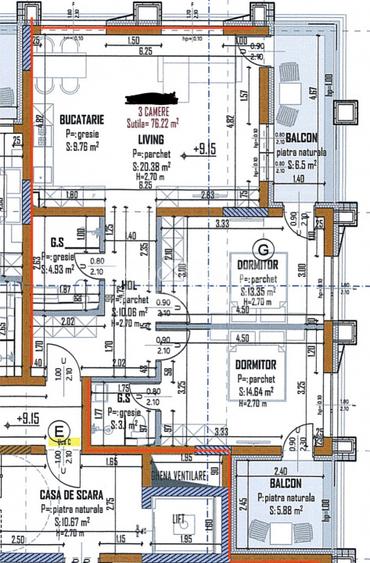 Apartament de vanzare cu 3 camere comision 0% in cartierul Marasti - 1