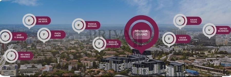 Apartament 3 camere,2 bai, parter, terasa 40 mp. Vivalia/Take Ionescu
