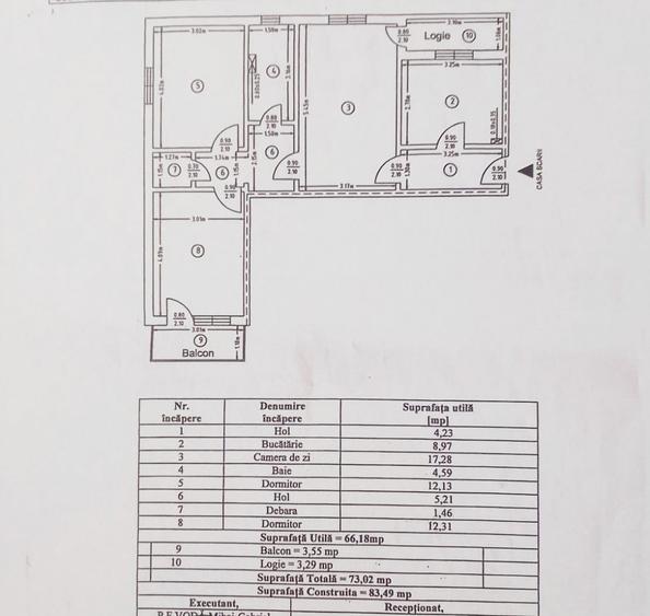 Apartament 3 camere, zona Liceul de informatica/ Orion