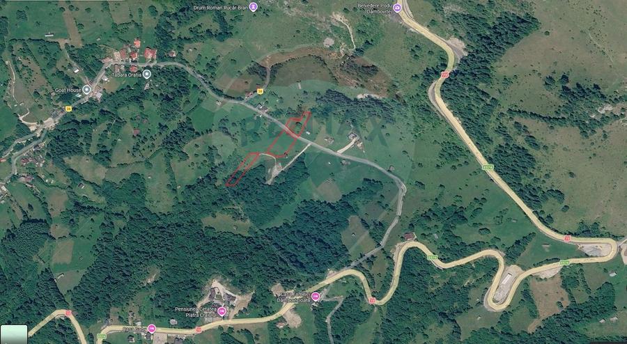 Teren2058mp Dambovicioara la poalele parcului National Piatra Craiului