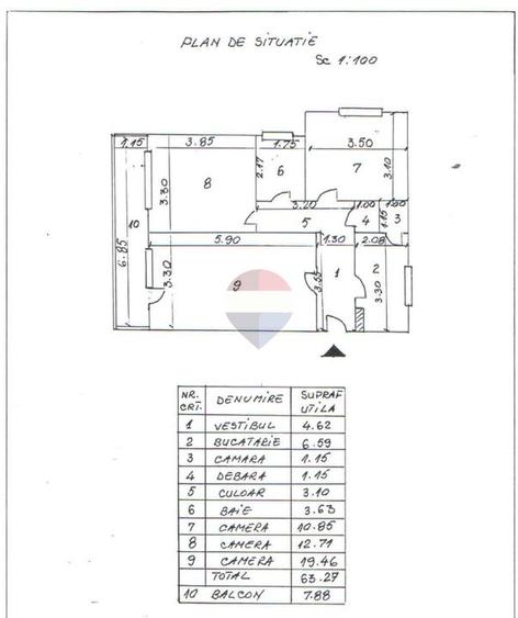 APARTAMENT 3 CAMERE | 70 MP | NICOLAE TITULESCU |