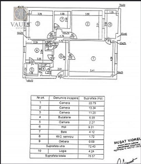 Apartament 3 camere - metrou Piata Muncii - 1