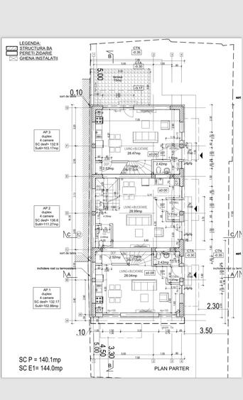 3 apartamente individuale de vânzare în triplex modern P+2E – Bucureștii Noi - 18