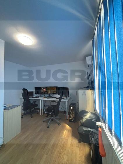 Spațiu de birouri cu 6 camere - 140 utili, 12 parcari, C. Turzii
