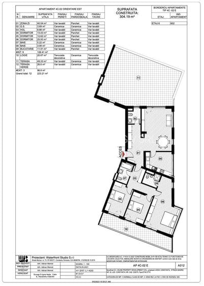 Tomis Plus - Celine Elegance - Vânzare apartament cu 4 camere, etaj 6. - 21