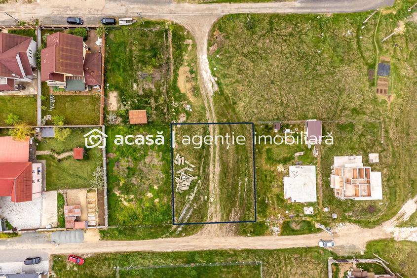 PRET NOU! Teren intravilan 748 mp - Sanleani, Arad - COMISION 0%