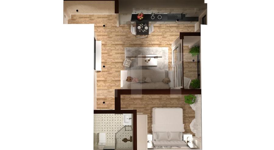 Apartament 2 camere, 43 mp + gradina 40 mp, in zona Lunca Cetatuii