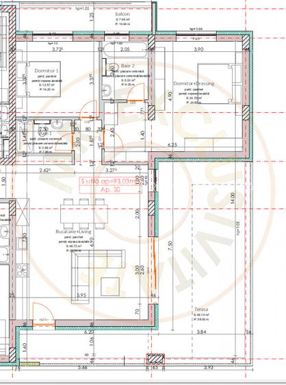 De vânzare apartament 2 camere Smarald City Satu Mare - 9