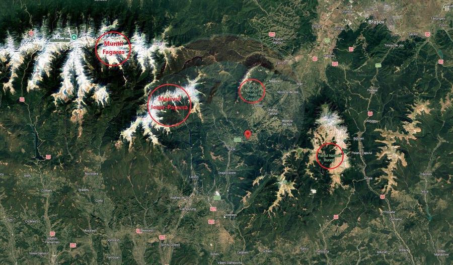 Teren2058mp Dambovicioara la poalele parcului National Piatra Craiului