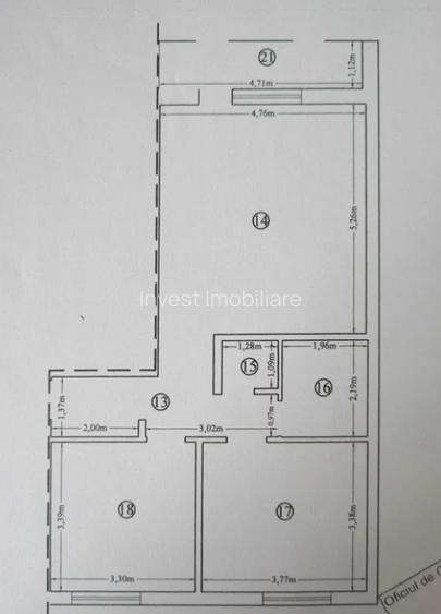 3 CAMERE ET.1 BLOC NOU ROND PACURARI